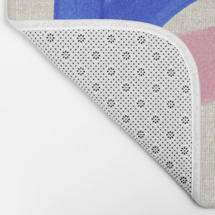 Blue Bow Bath Mat Gallery Image 2