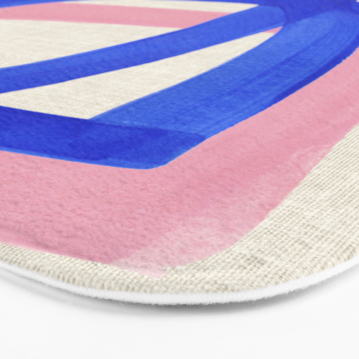 Blue Bow Bath Mat Gallery Image 3