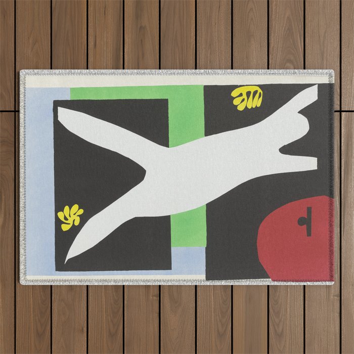 The Swimmer in the Tank (La Nageuse dans l'aquarium) by Henri Matisse Outdoor Rug Gallery Image 1