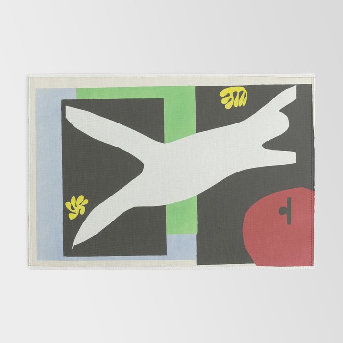The Swimmer in the Tank (La Nageuse dans l'aquarium) by Henri Matisse Rug Gallery Image 2