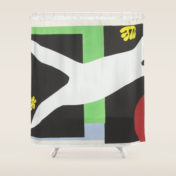 The Swimmer in the Tank (La Nageuse dans l'aquarium) by Henri Matisse Shower Curtain Gallery Image 1