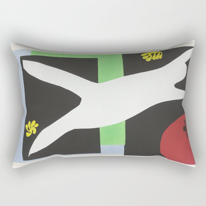 The Swimmer in the Tank (La Nageuse dans l'aquarium) by Henri Matisse Rectangular Pillow Gallery Image 1