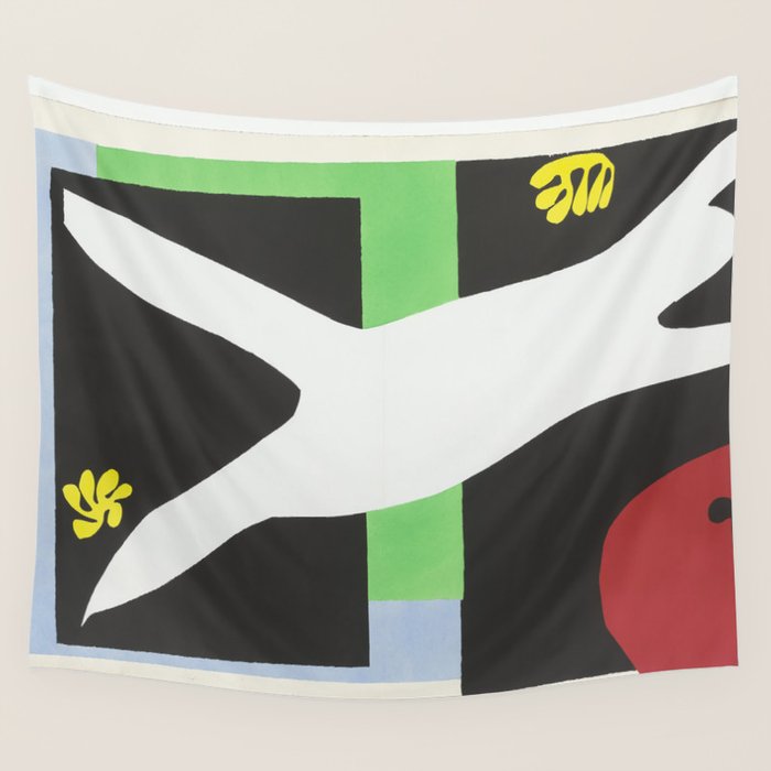 The Swimmer in the Tank (La Nageuse dans l'aquarium) by Henri Matisse Wall Tapestry Gallery Image 1