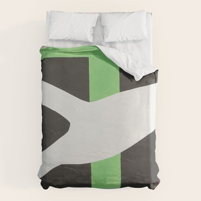 The Swimmer in the Tank (La Nageuse dans l'aquarium) by Henri Matisse Duvet Cover Gallery Image 1