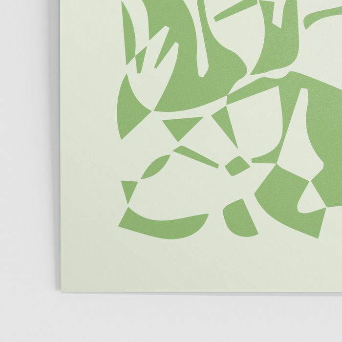 Floral Pattern: Forest Green Edition Poster Gallery Image 3