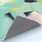 minimal floral abstract art Rug Gallery Image 4