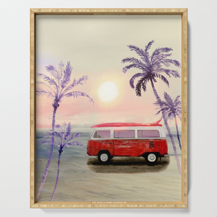 Beach Van Serving Tray Gallery Image 1