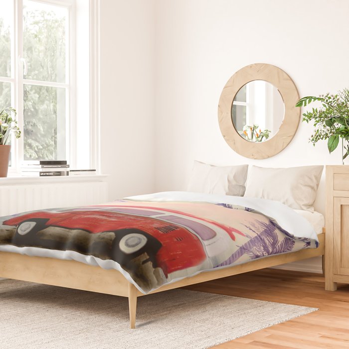 Beach Van Duvet Cover Gallery Image 2