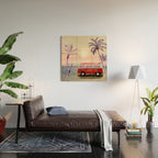 Beach Van Wood Wall Art Gallery Image 2