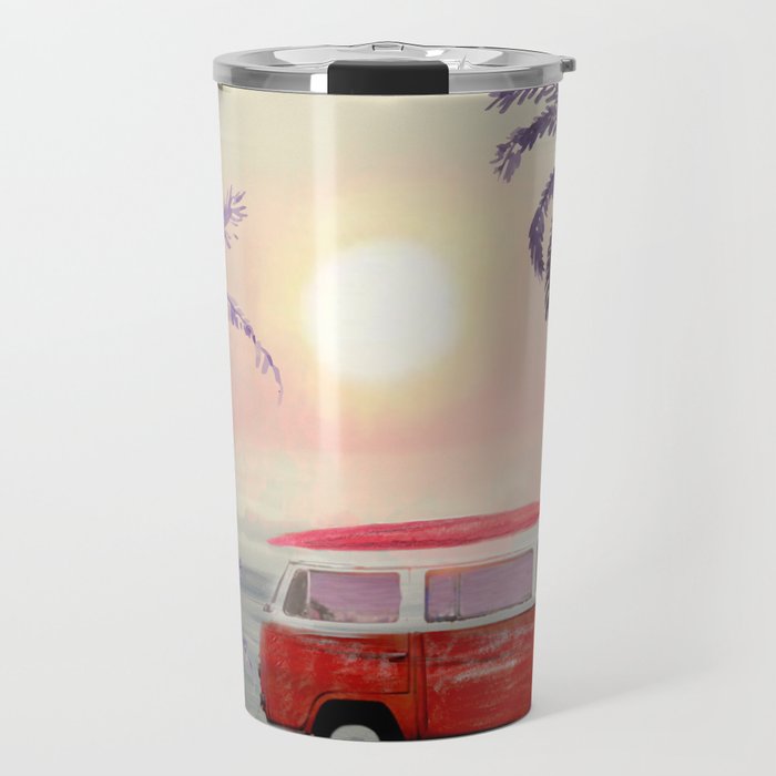 Beach Van Travel Mug Gallery Image 1