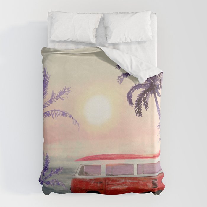 Beach Van Duvet Cover Gallery Image 6