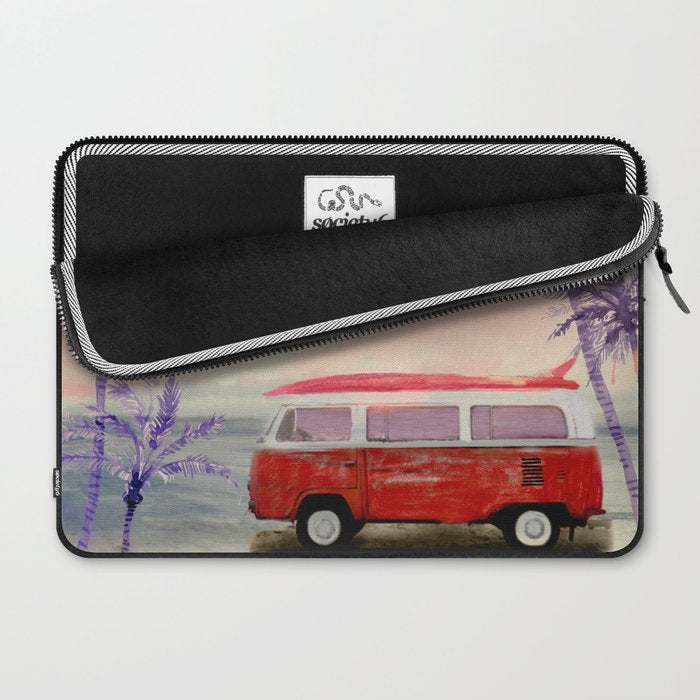 Beach Van Laptop Sleeve Gallery Image 2
