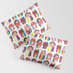 Gay pride rainbow gender flags beard men Pillow Sham Gallery Image 3