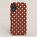 Vintage Stars VII Ruby Red iPhone Case Gallery Image 1