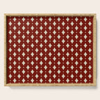 Vintage Stars VII Ruby Red Serving Tray Gallery Image 1