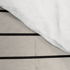 Minimal Arch LVII Vintage Creme and Black Modern Geometric Lines Comforter Gallery Image 4