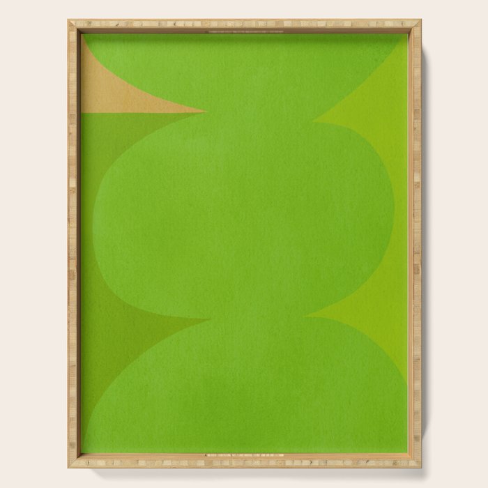 Abstract composition 02 Serving Tray Gallery Image 1