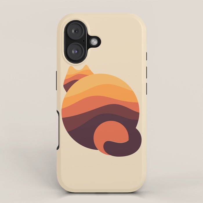 Cat Landscape 167 iPhone Case Gallery Image 1