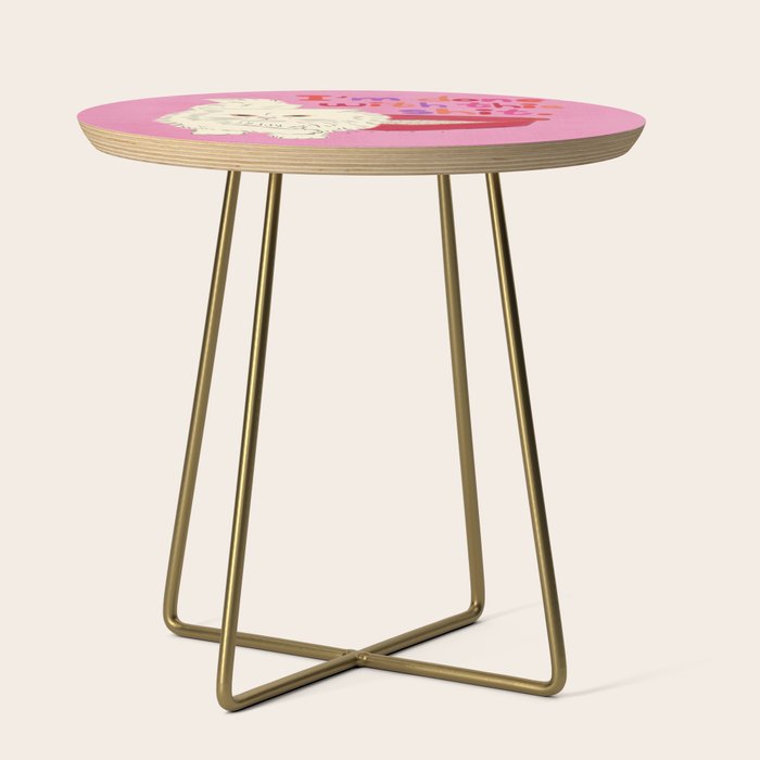 I'm Done With This Shit - Funny Cat Pun Side Table Gallery Image 1