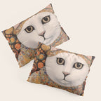 Gustav Klimt Cat with Colorful Costume Pillow Sham Gallery Image 3