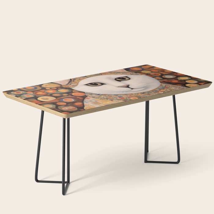 Gustav Klimt Cat with Colorful Costume Coffee Table Gallery Image 1
