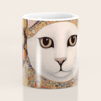 Gustav Klimt Cat with Colorful Costume Coffee Mug Gallery Image 4