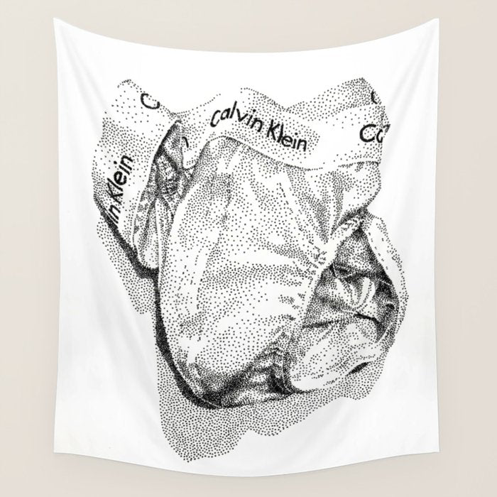 CK Underwear - NOODDOODs Wall Tapestry Gallery Image 1