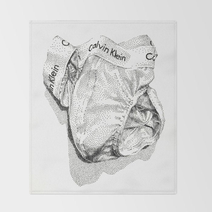 CK Underwear - NOODDOODs Throw Blanket Gallery Image 2