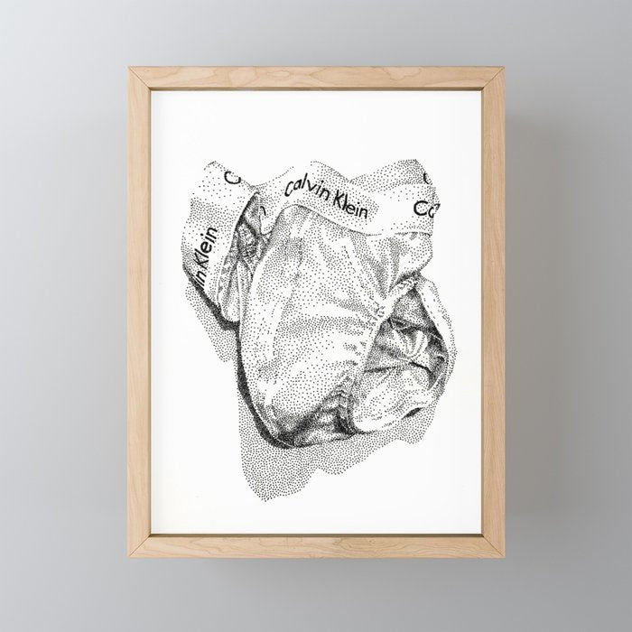 CK Underwear - NOODDOODs Mini Art Print Gallery Image 1