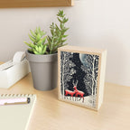 Winter Deer Pair Mini Art Print Gallery Image 2