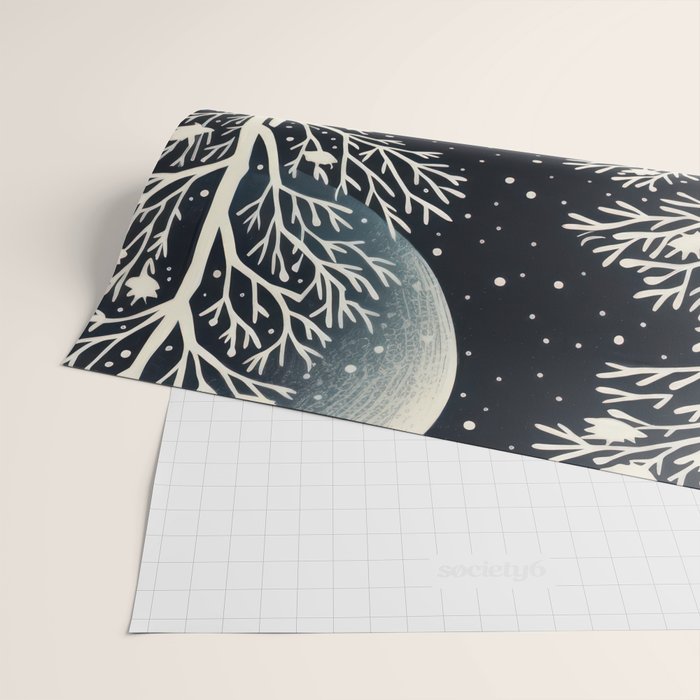 Winter Deer Pair Wrapping Paper Gallery Image 2