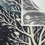 Winter Deer Pair Wall Tapestry Gallery Image 3