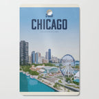 Visit Chicago Cutting Board Gallery Image 1