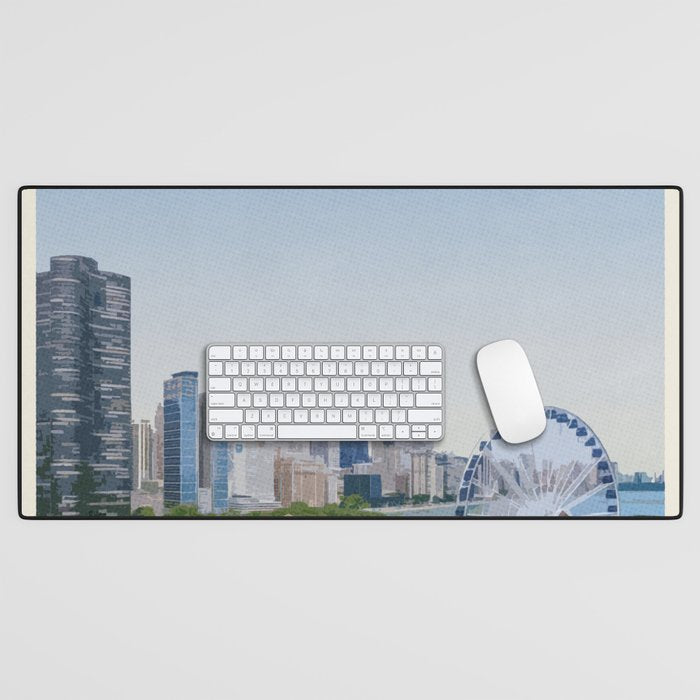 Visit Chicago Desk Mat Gallery Image 1