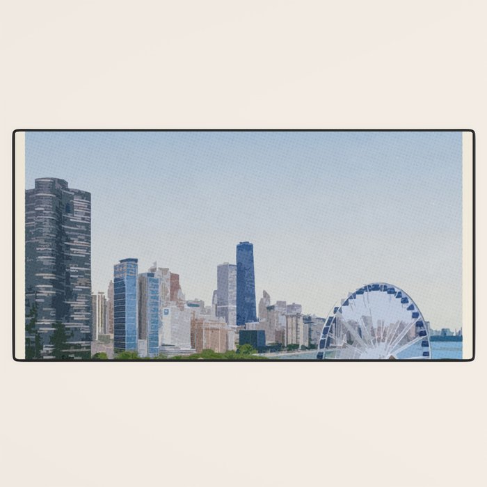 Visit Chicago Desk Mat Gallery Image 3