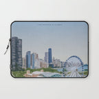 Visit Chicago Laptop Sleeve Gallery Image 1
