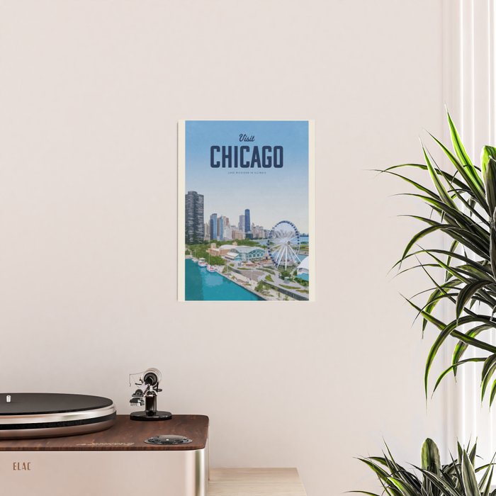 Visit Chicago Poster Gallery Image 2
