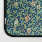 William Morris Bird and Pomegranate Blue Sage Laptop Sleeve Gallery Image 3