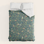 William Morris Bird and Pomegranate Blue Sage Comforter Gallery Image 6
