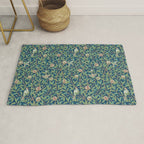 William Morris Bird and Pomegranate Blue Sage Rug Gallery Image 1
