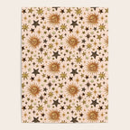 Vintage Star Collage Print in Cream Poster Gallery Image 4