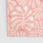 Pink Liquid modern Abstract Leaves Pattern in Matisse style Poster Gallery Image 3