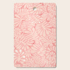 Pink Liquid modern Abstract Leaves Pattern in Matisse style Cutting Board Gallery Image 1