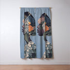 Floral Portrait 37 Window Curtain Gallery Image 3