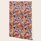 Vibrant Abstract Dots Art Print - Bold Multicolor Modern Design Wallpaper Gallery Image 2