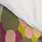 Vibrant Abstract Dots Art Print - Bold Multicolor Modern Design Comforter Gallery Image 4