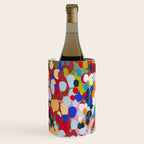 Vibrant Abstract Dots Art Print - Bold Multicolor Modern Design Wine Chiller Gallery Image 3