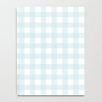 Baby blue gingham pattern Notebook Gallery Image 4