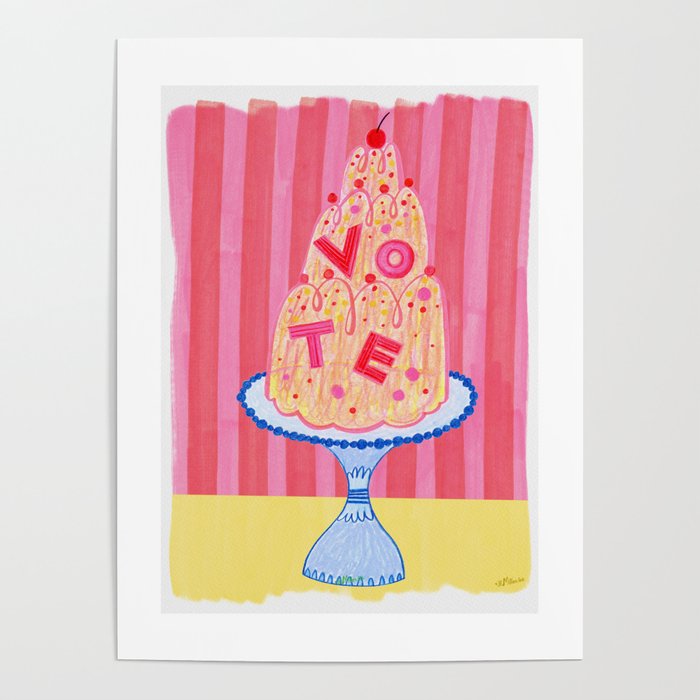 Mold the Future & Vote in Cherry Red Poster Gallery Image 1