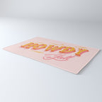Howdy Y'all | Yellow Orange Pink Rug Gallery Image 3